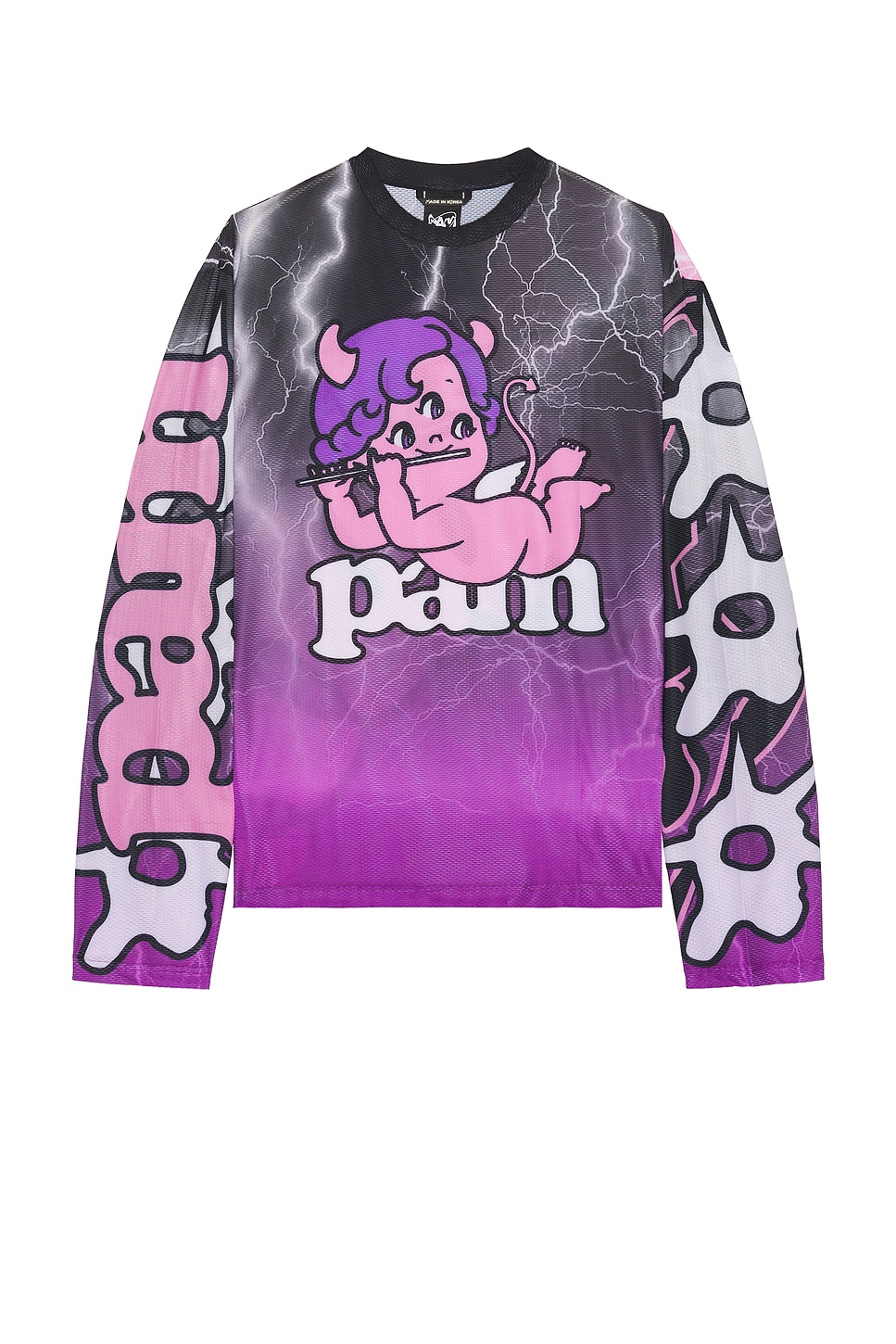 トップス PAM(Perks And Mini) Long Sleeve Shirt P.A.M. Perks and Mini Cherub Mtb Long Sleeve Top in Multi