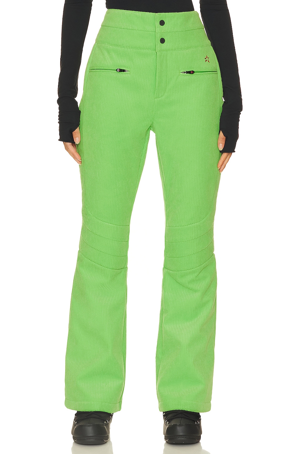 Perfect Moment Aurora Flare Pant in Pear Green