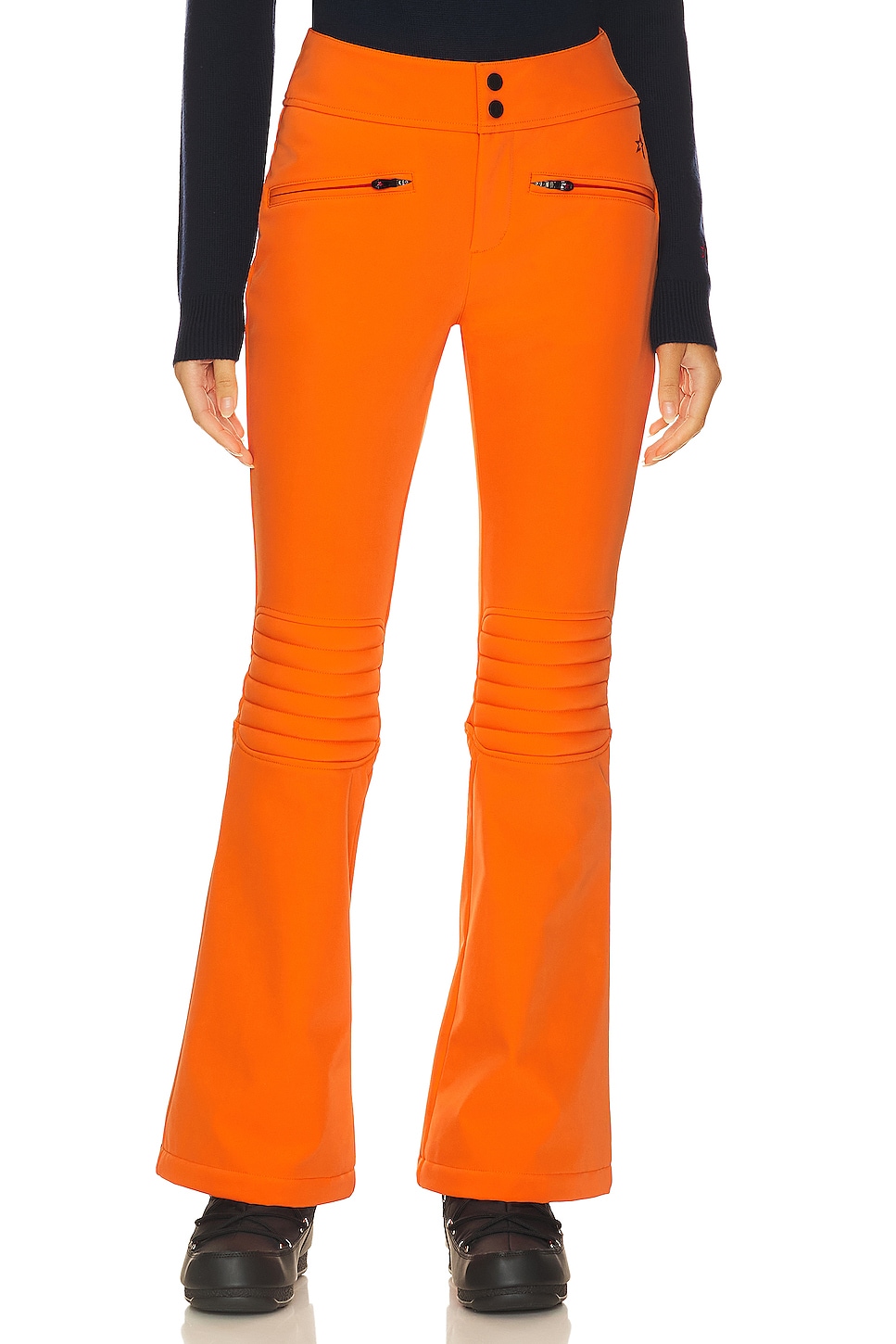 Perfect Moment Aurora Flare Race Pant in Red Orange