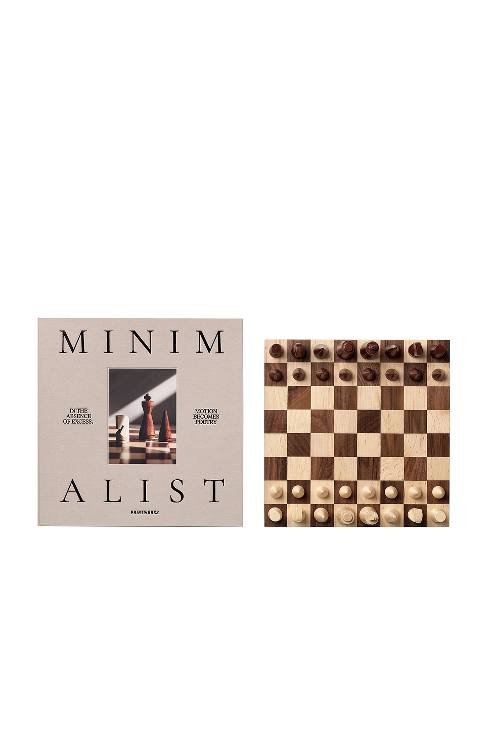 Wood Chess The Minimalist