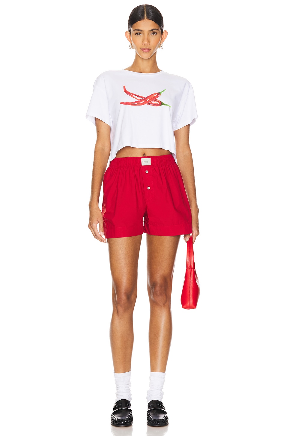 Polychrome Goods - Chili Peppers Crop Top | Plush