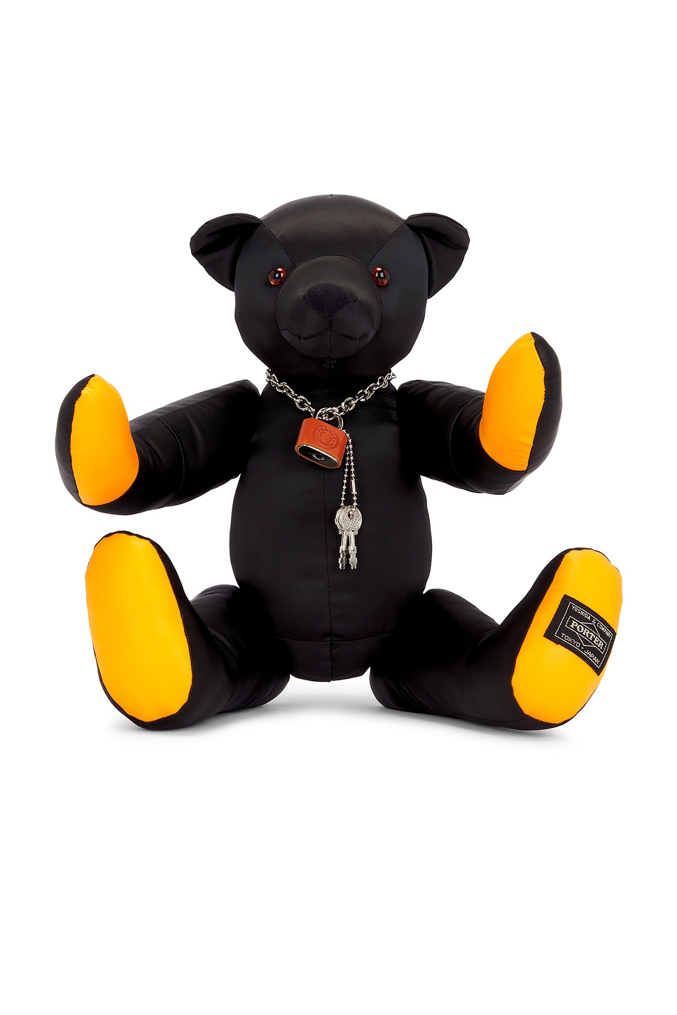 Porter-Yoshida & Co. Grizzly Bear With Original Padlock in Black