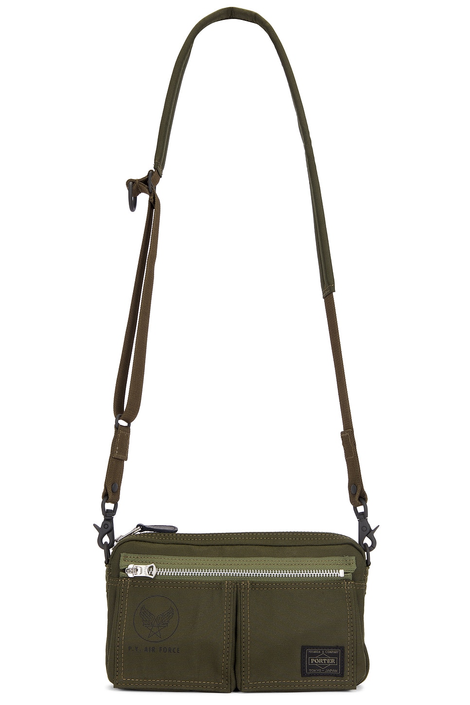 Porter-Yoshida & Co. Flying Ace 2Way Shoulder Bag in Olive Drab | REVOLVE