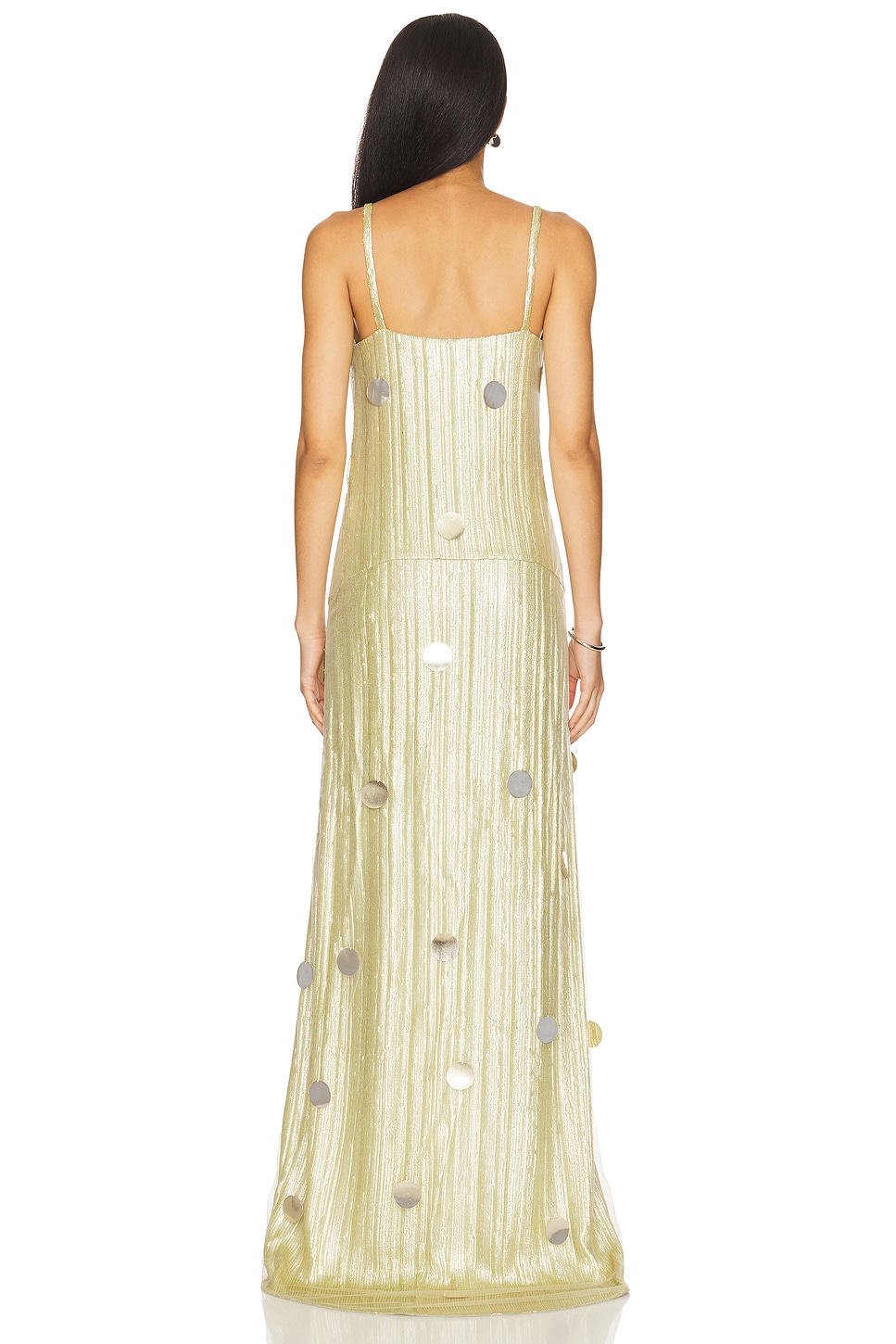 prabal gurung gold dress leopard sequin dress