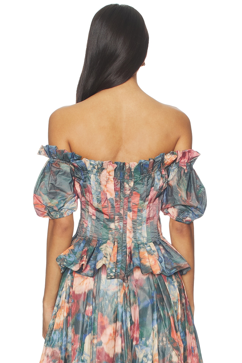 Prabal Gurung Off Shoulder Ruched Blouse