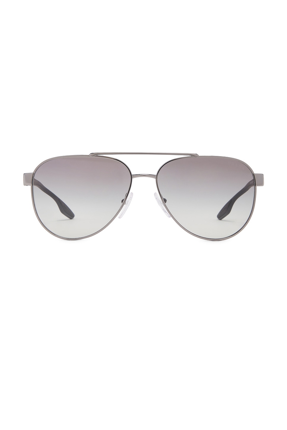 Prada gunmetal sunglasses hotsell