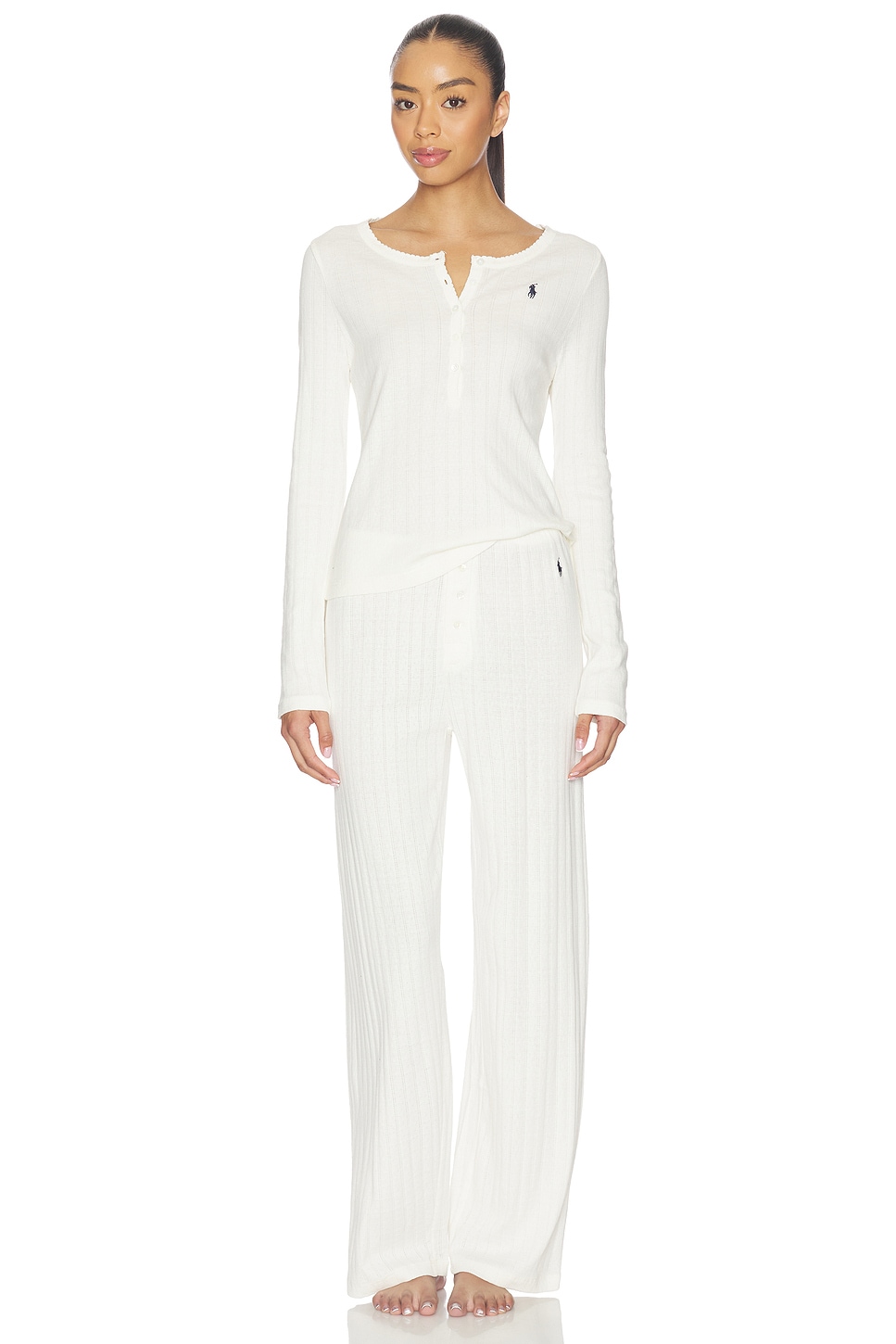 Henley & Wide Leg Sleep Set