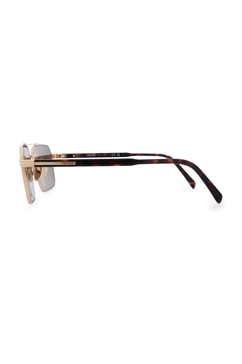 PRADA アビエーターサングラス Prada Aviator Sunglasses in Gold | REVOLVE