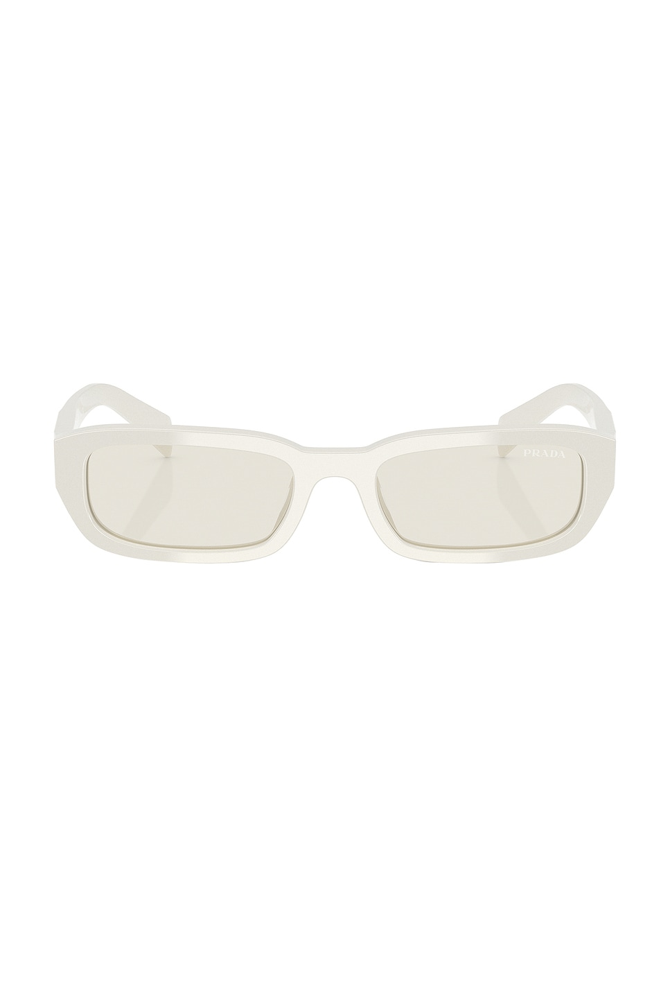 小物 PRADA clear sunglasses Prada Narrow Rectangle Sunglasses in Dust | REVOLVE