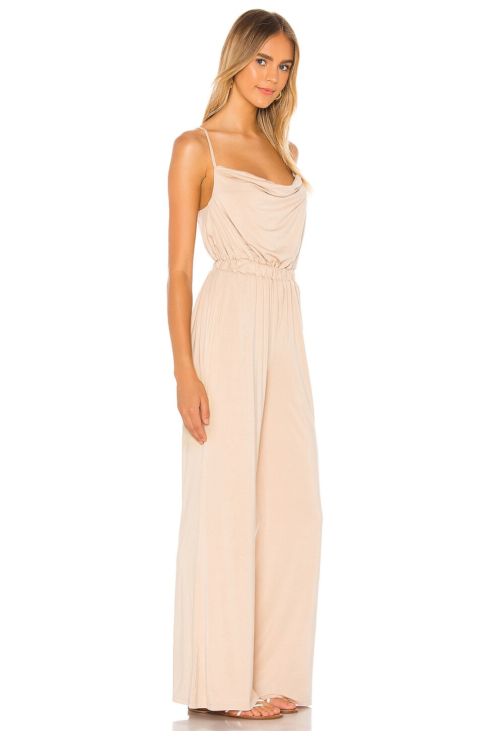 Privacy Please Isabelle Jumpsuit in Cream
