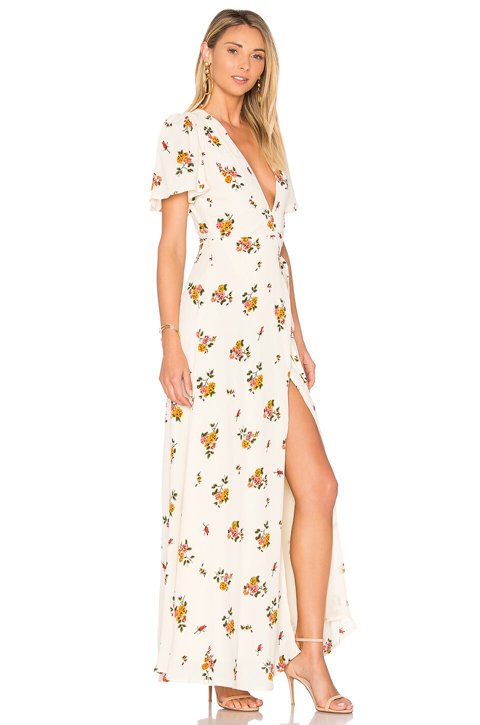 Privacy Please Plaza Kimono Dress in Creme