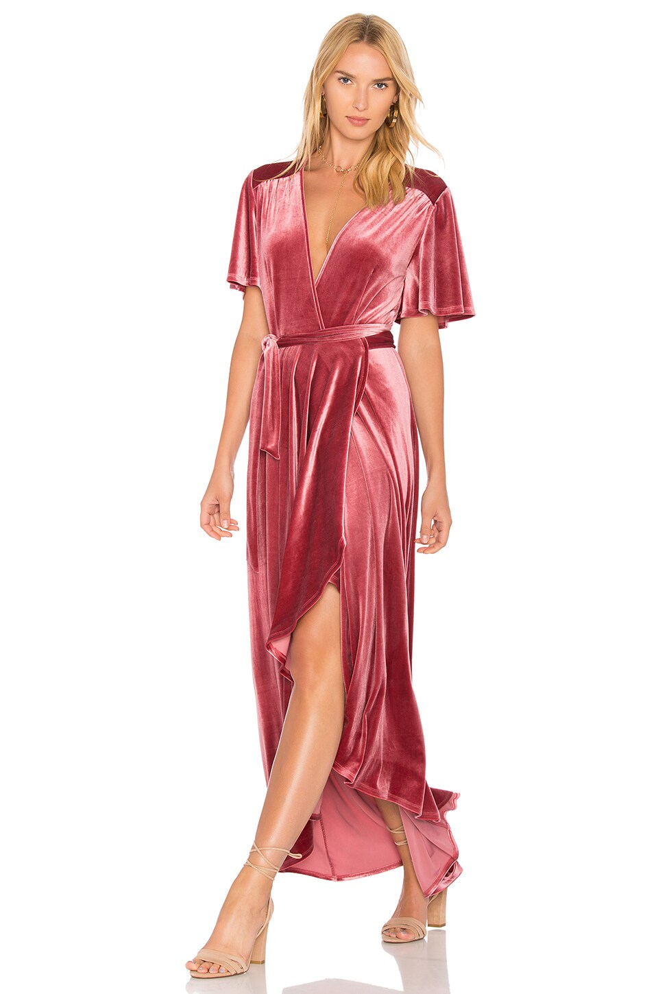Privacy Please x REVOLVE Krause Dress in Deep Rose