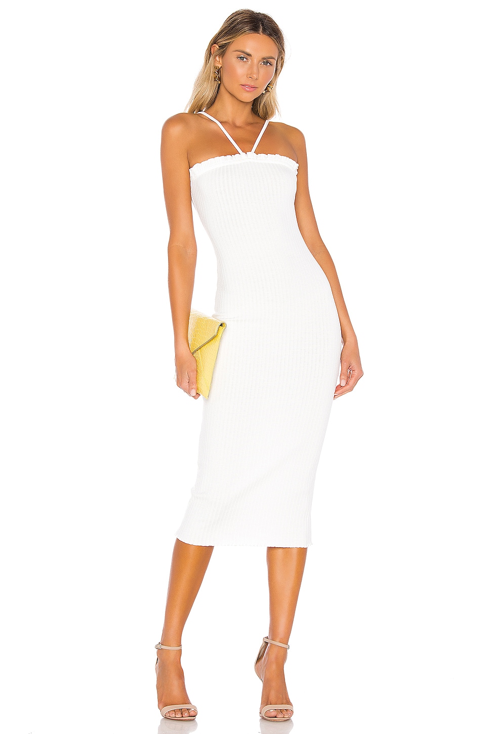 Privacy Please Escondido Midi Dress in Ivory