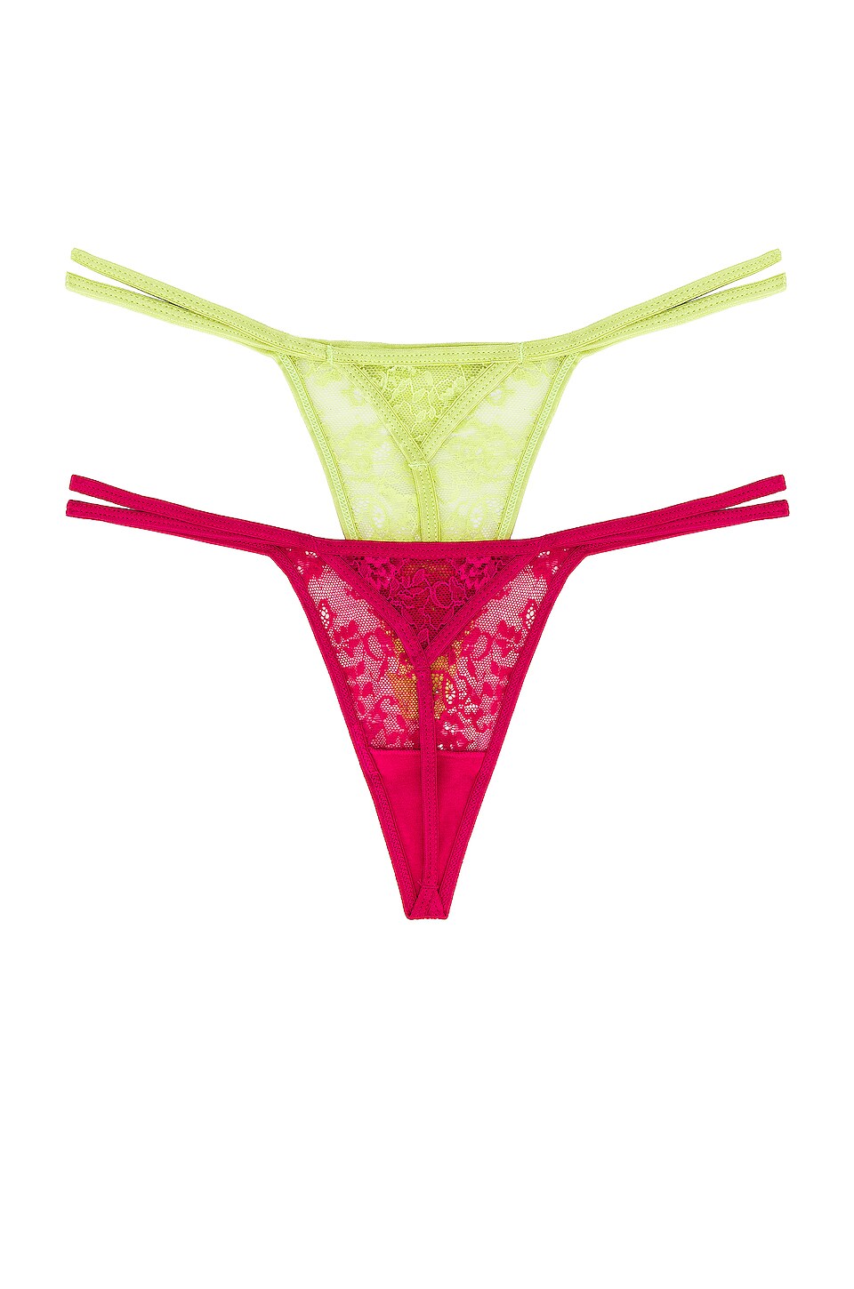 Privacy Please Gabrielle G String 2 Pack in Rose Daiquiri