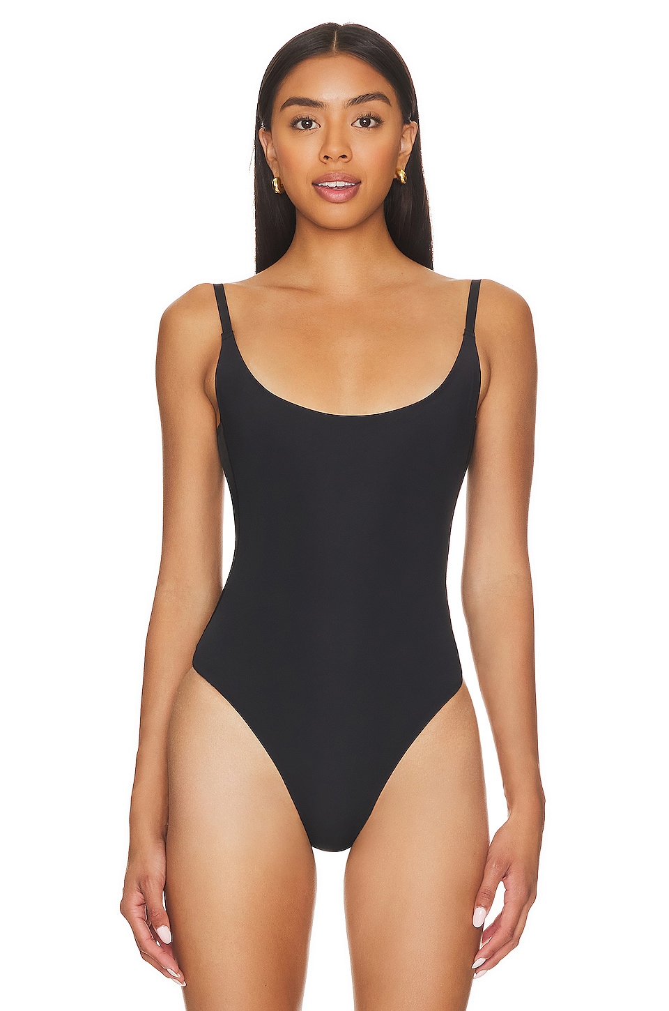 Privacy Please Florence Bodysuit in Black