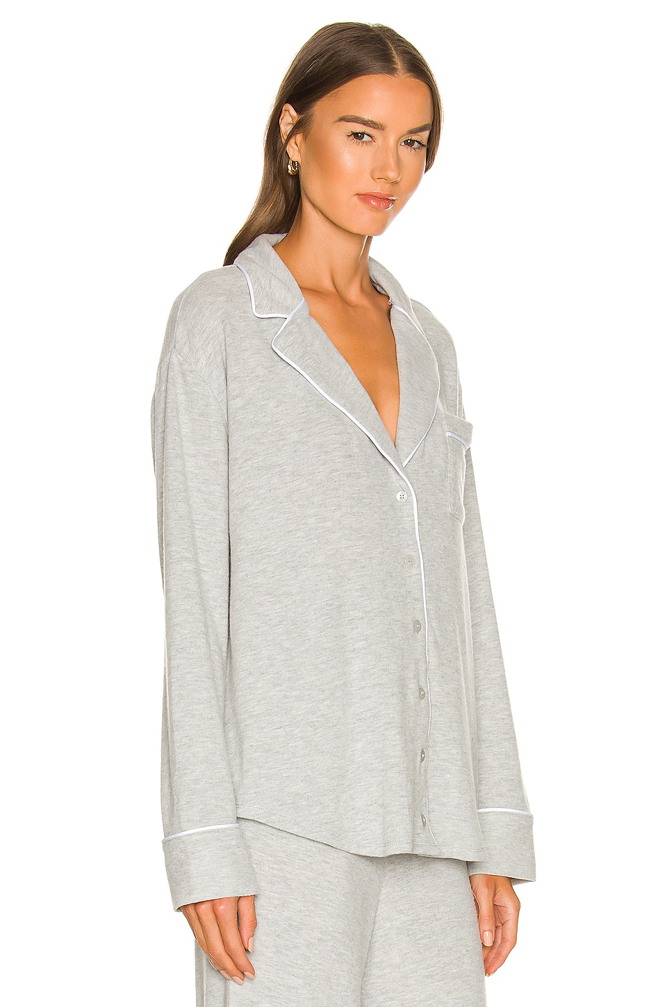 Privacy Please Cosette Top in Heather Grey