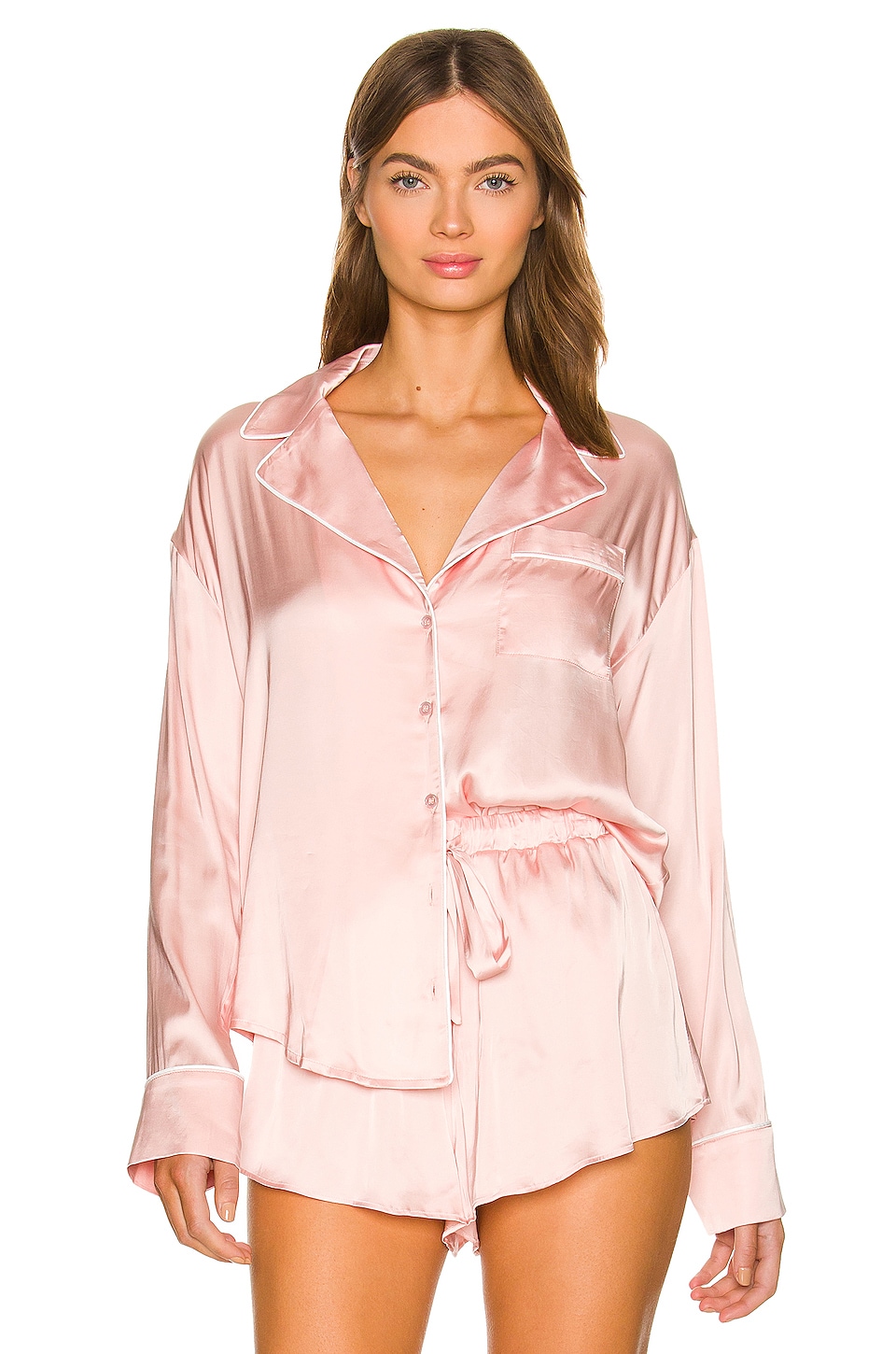 Privacy Please Corinne Top in Powder Pink