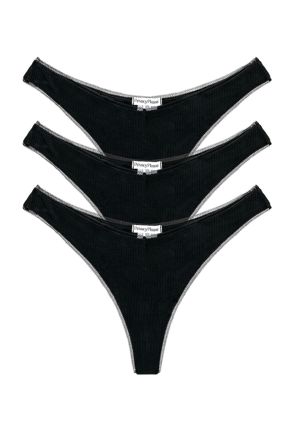 Sabrina Thong in Black. Revolve Women Clothing Underwear Briefs Thongs 