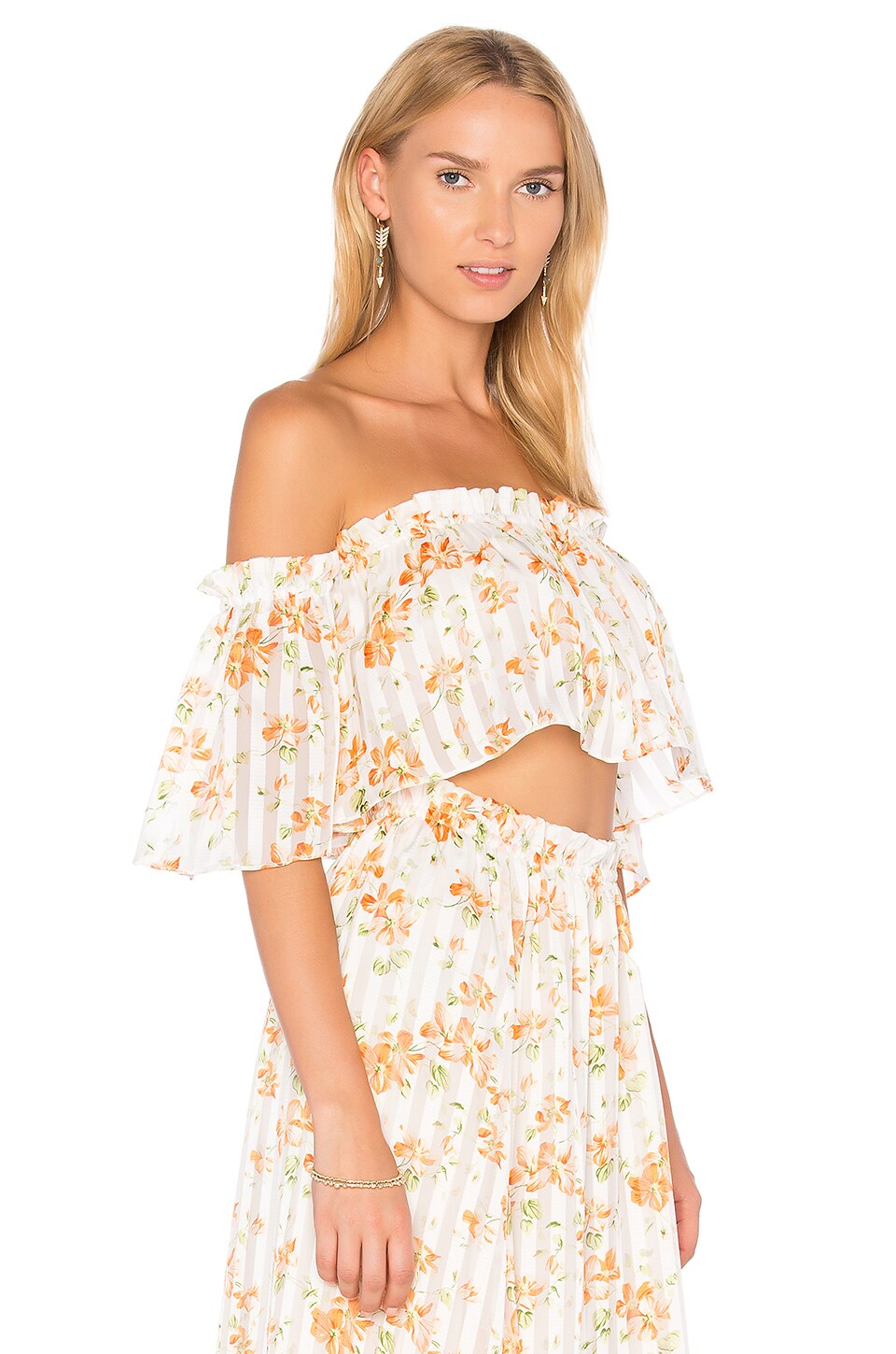 Privacy Please Parsons Top in Orange