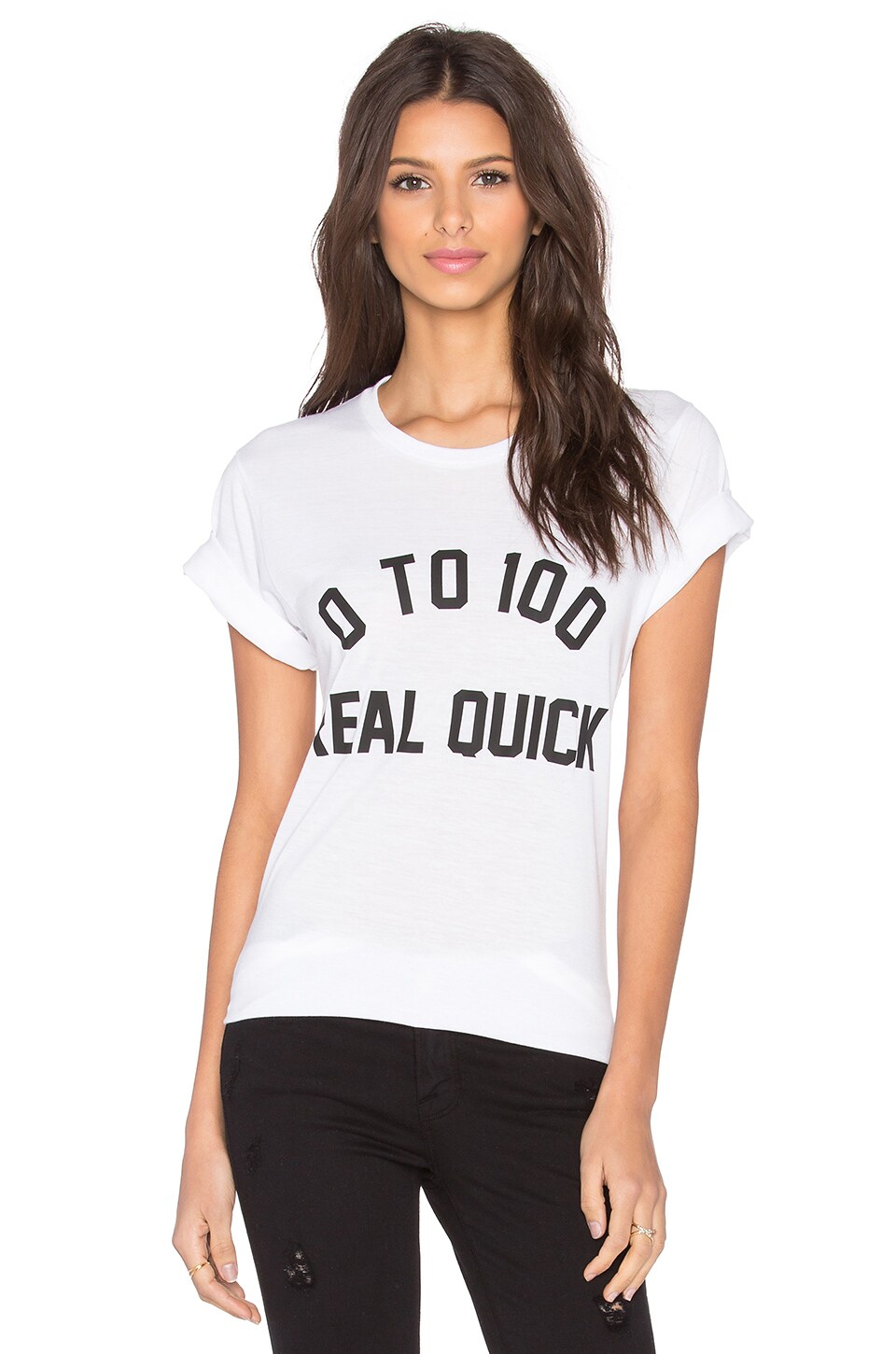 Private Party 0 To 100 Real Quick Tee in White | REVOLVE