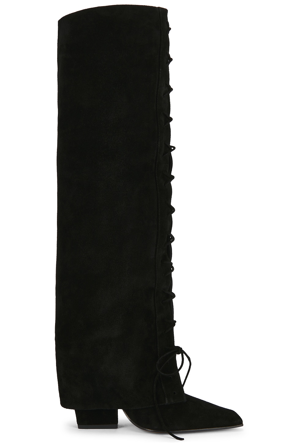 Jane Fold Over Lace Up Boot 100