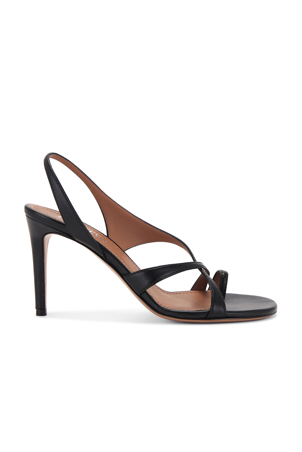 シューズ・サンダルその他 Paris Texas Brown suede and leather slingback Paris Texas Liza 85 Slingback Sandal in Black | REVOLVE
