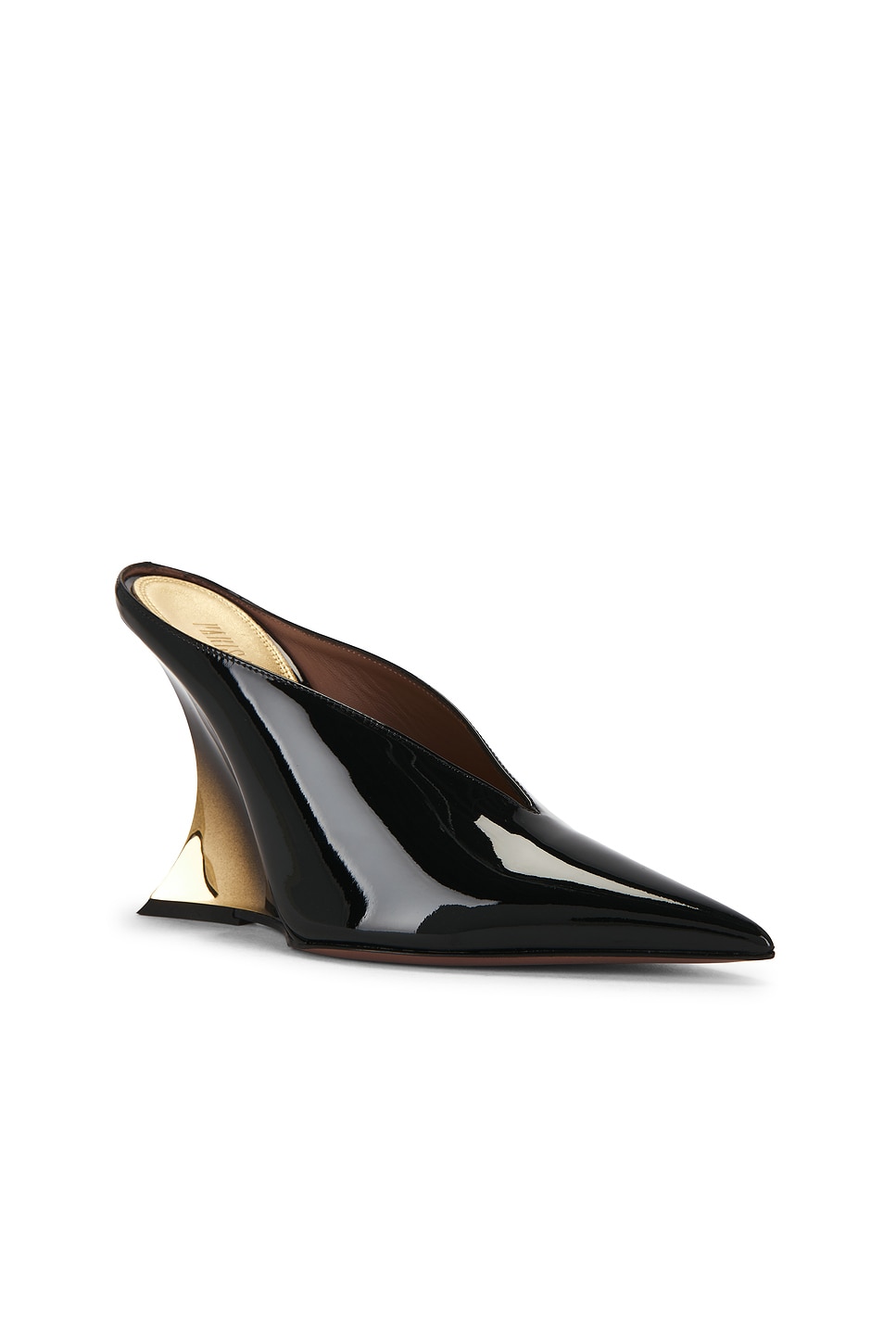 105 Sabot Paris Texas Nina Sabot 105 in Black & Gold | REVOLVE