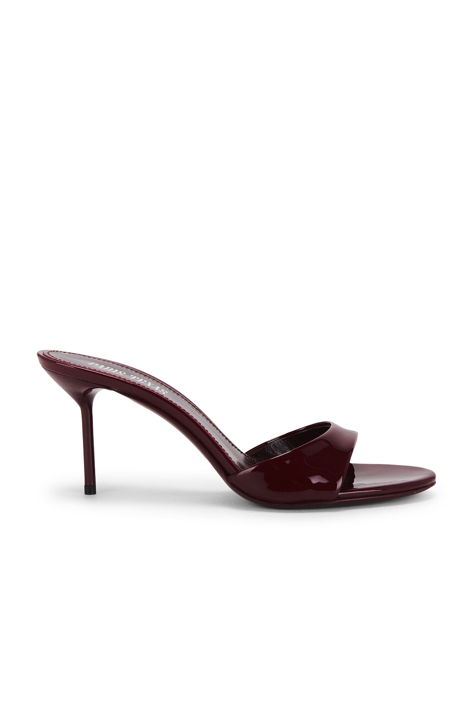 Paris Texas Lidia Mule 70 in Rouge Noir | REVOLVE