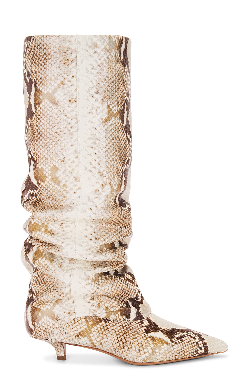 靴 PARIS TEXAS light blue python long boots PARIS TEXAS light blue python long boots