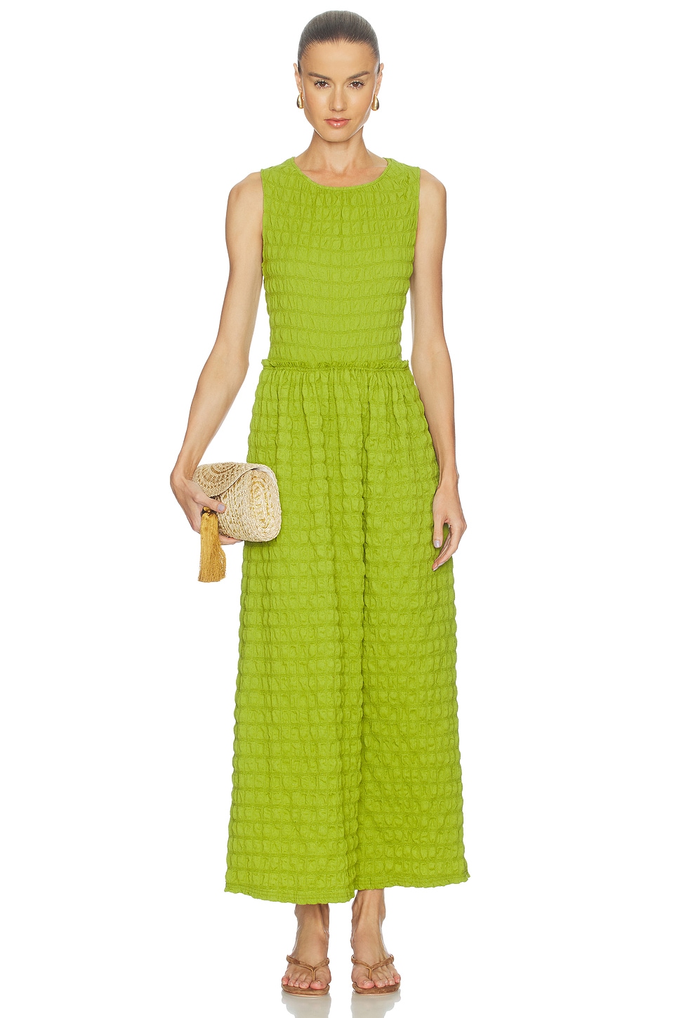 proenza schouler dress Proenza Schouler Elaine Dress in Ecru – Hampden Clothing main image 0
