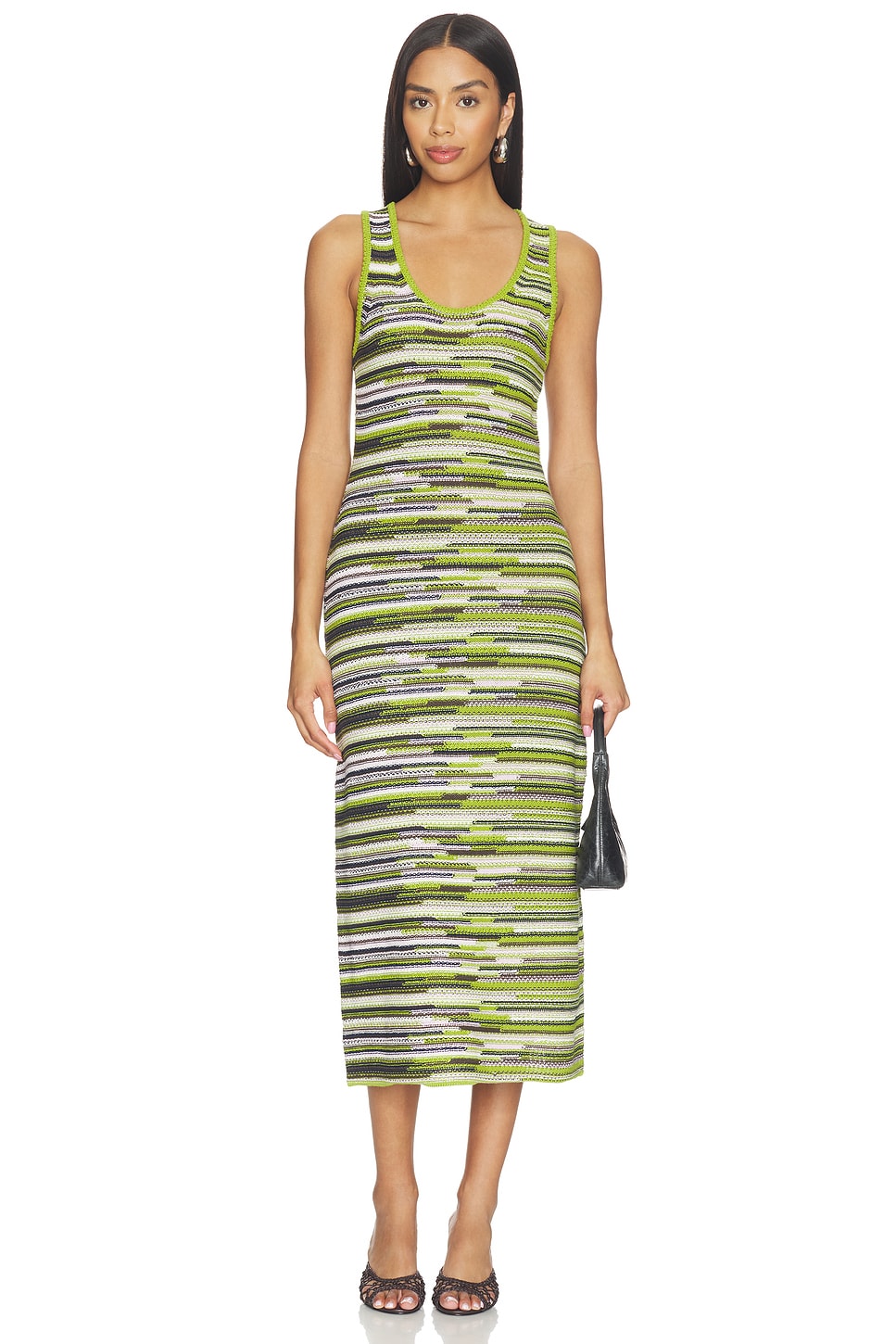 Proenza Schouler White Label Proenza Schouler Zinah Knit Dress in Apple Multi