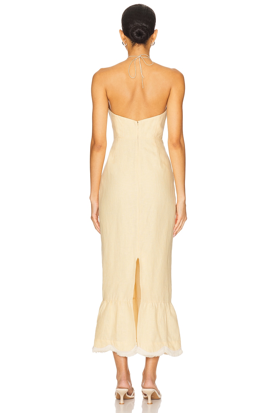 Posse Essie Strapless Dress in Dusty Citron | REVOLVE