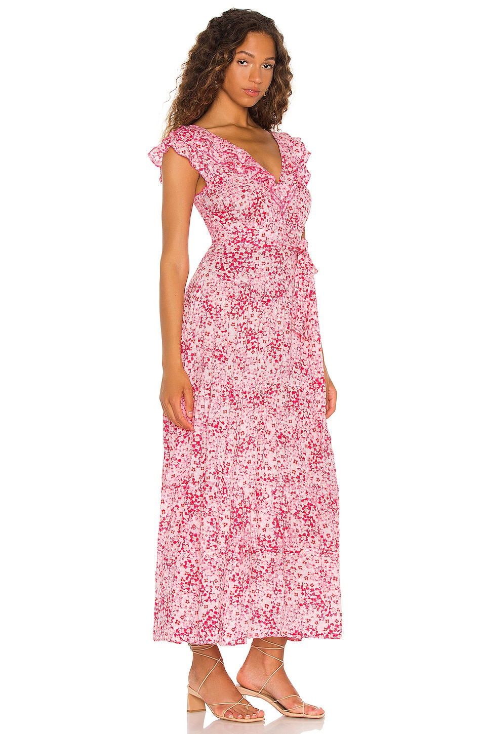 Poupette St Barth Della Maxi Dress in Pink Hortensia | REVOLVE