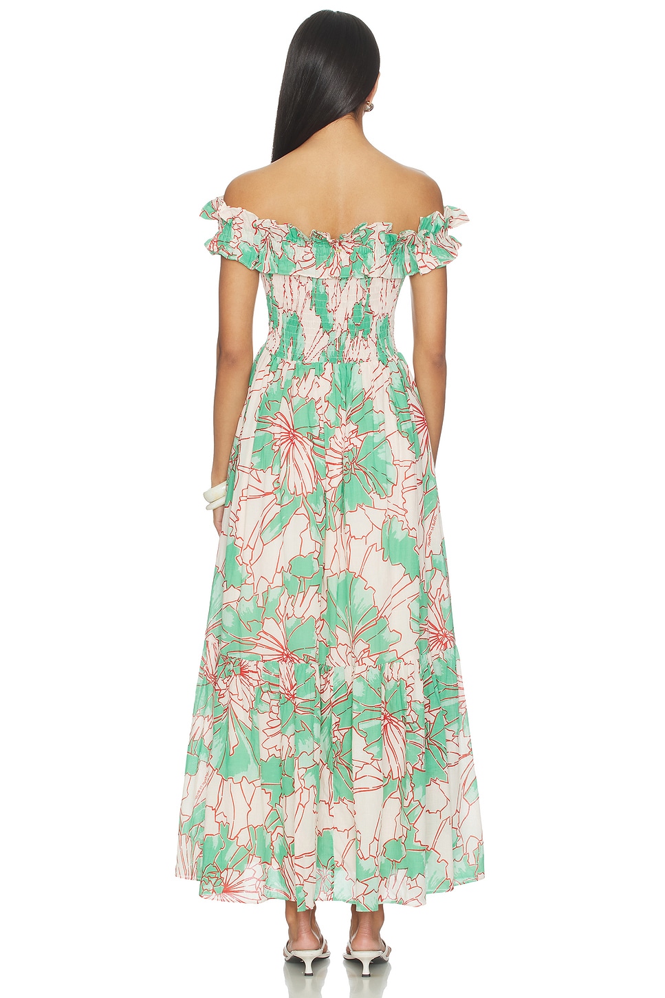 green petal dress Petal Paradise strapless dress – Flair main image 0