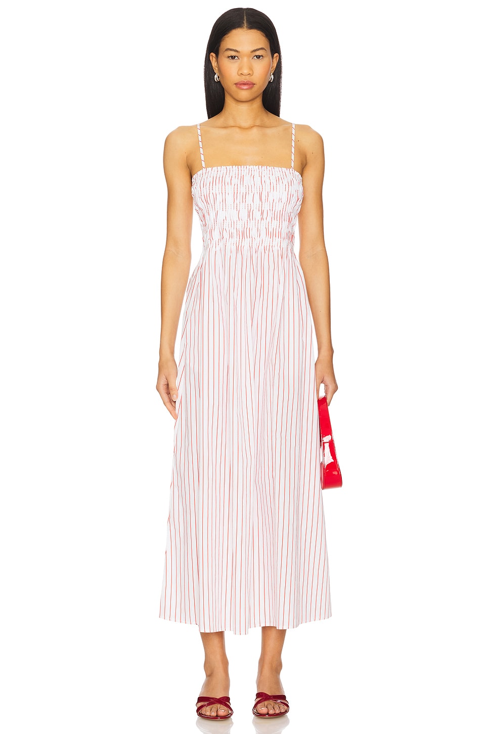 Pistola Sadee Open Back Dress - Magenta Stripe