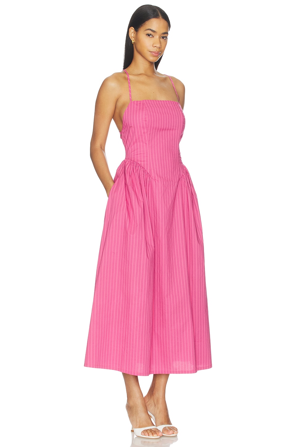PISTOLA Sadee Open Back Dress