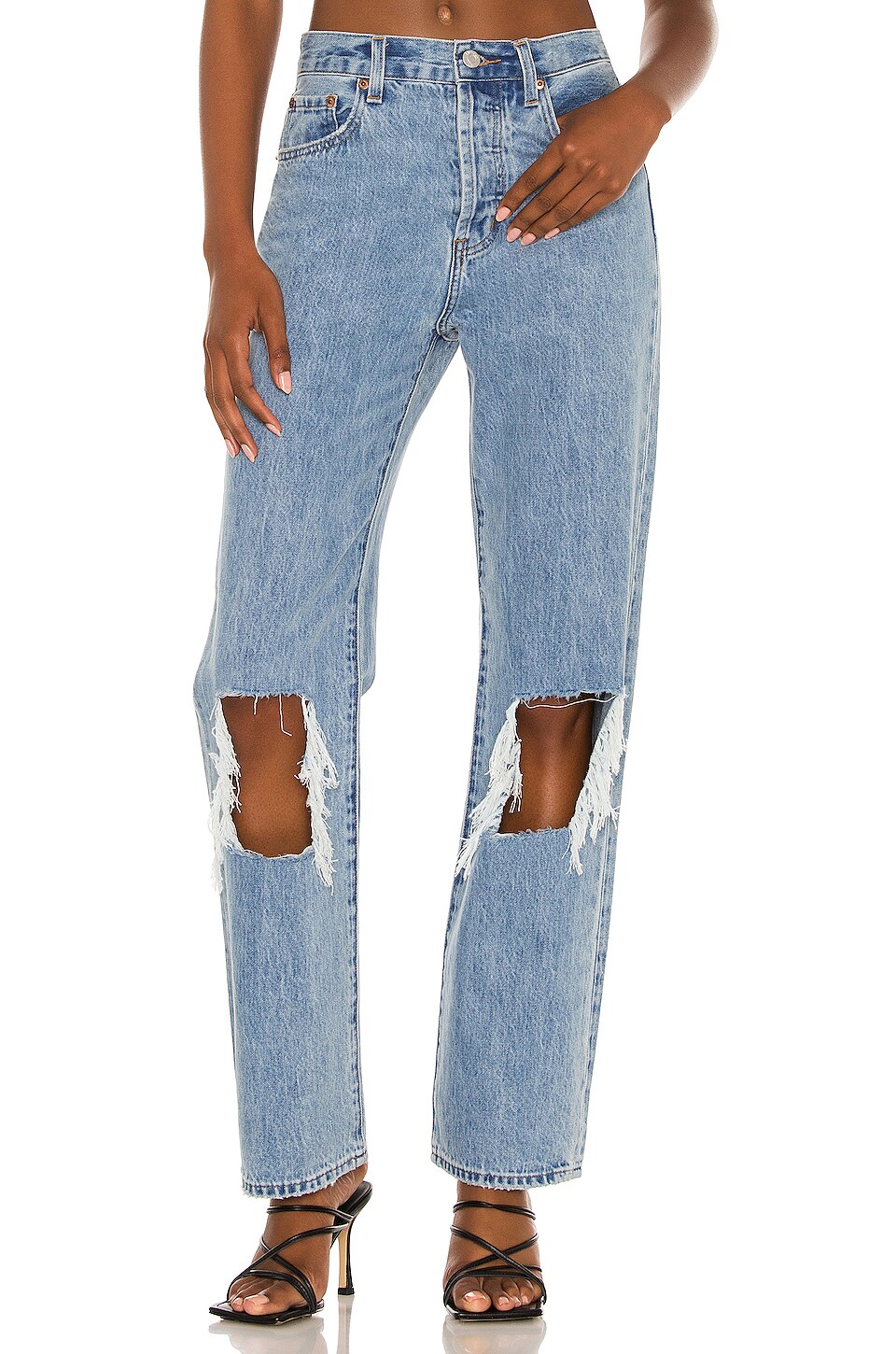 PISTOLA Cassie Super High Rise Straight 