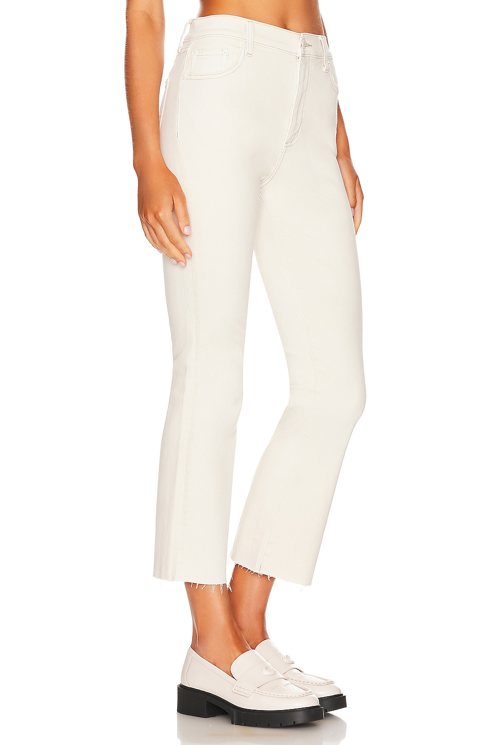 PISTOLA Lennon High Rise Crop Boot Jeans in Lennon Sandstone