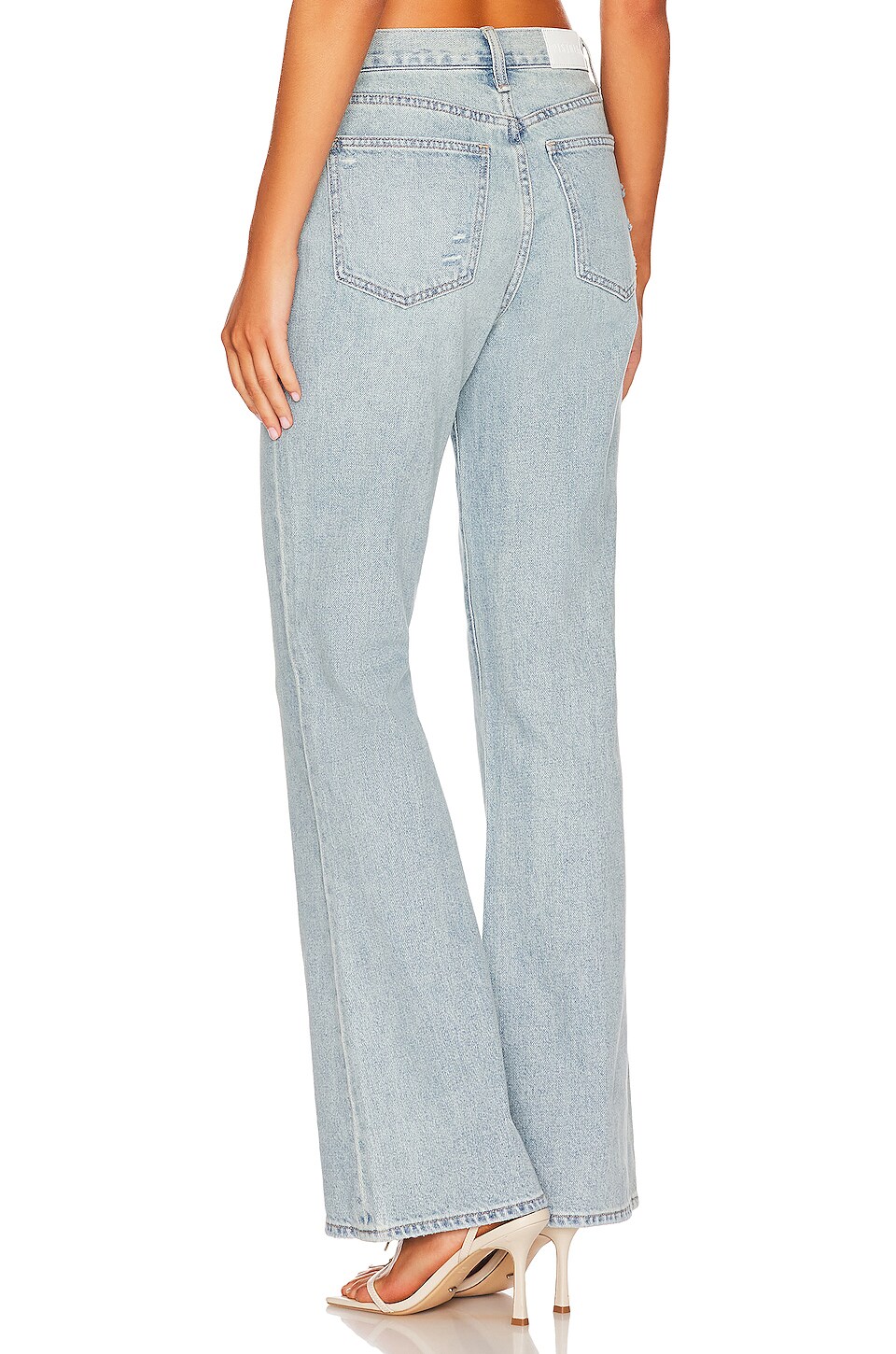 PISTOLA Stevie High Rise Relaxed Flare in Columbia