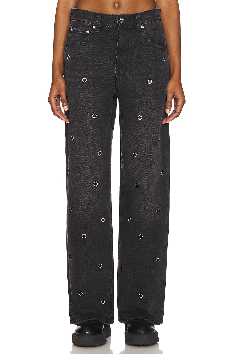 Hendrix High Rise Wide Leg Jeans