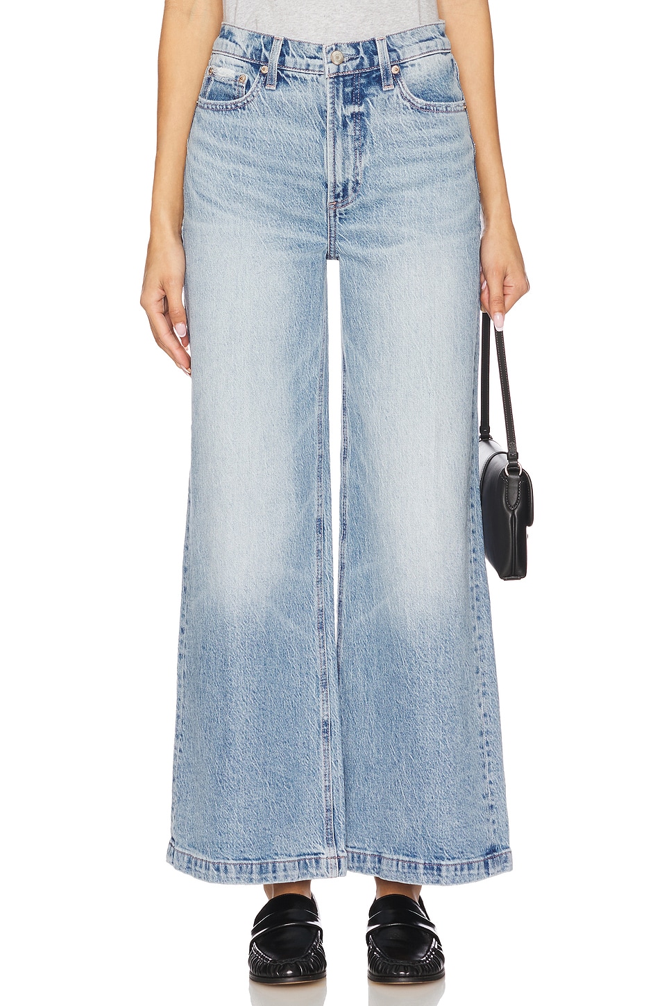 Petite Lana Ultra High Rise Wide Leg Jeans
