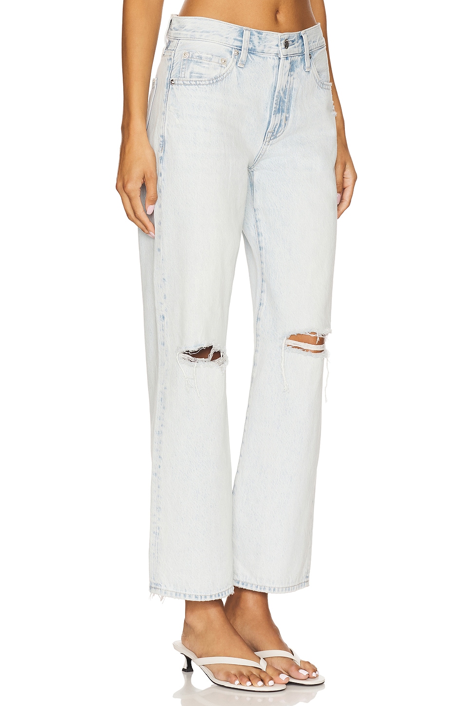 PISTOLA Lexi Mid Rise Bowed Straight thumbnail