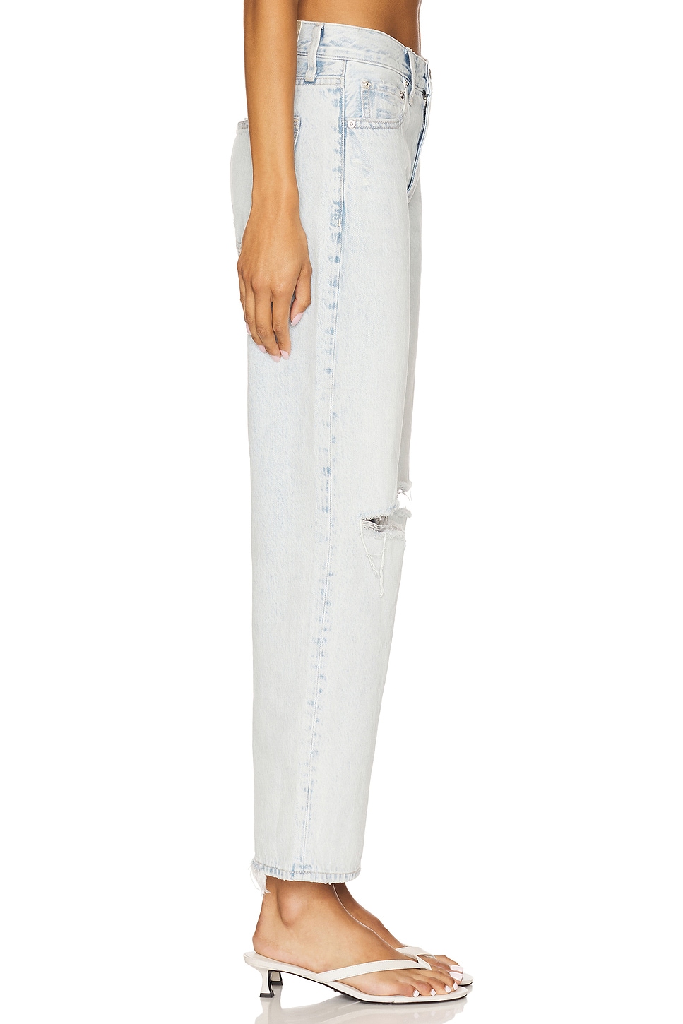 PISTOLA Lexi Mid Rise Bowed Straight thumbnail