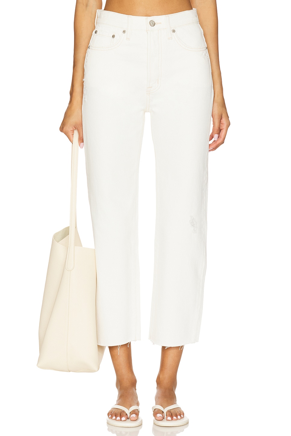 PISTOLA Cassie High Rise Crop Straight