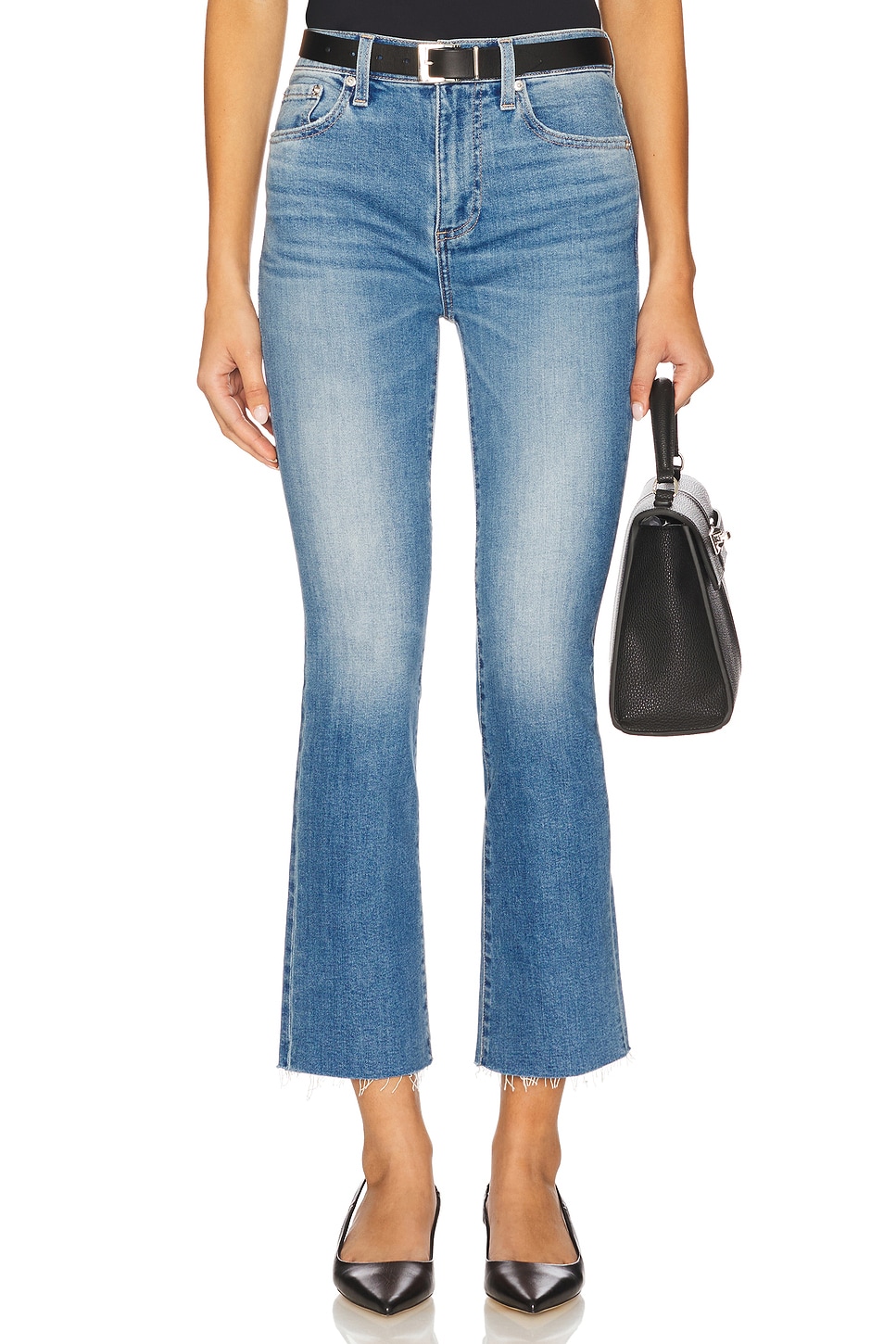 PISTOLA Lennon High Rise Crop Boot Jeans in Ami REVOLVE