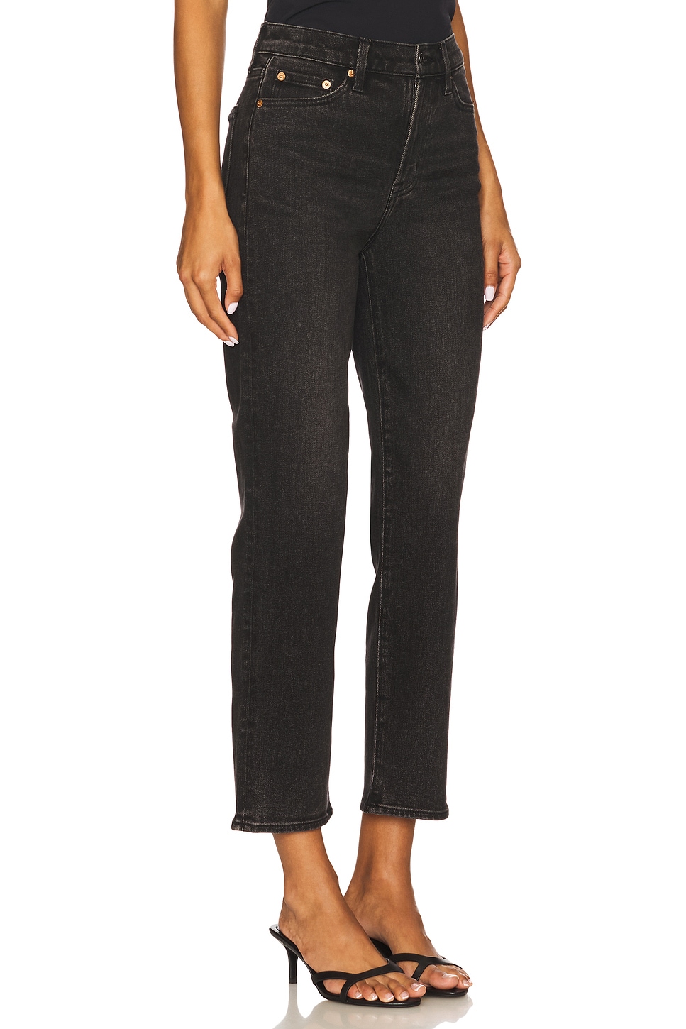 PISTOLA Charlie High Rise Classic Straight Ankle Jeans