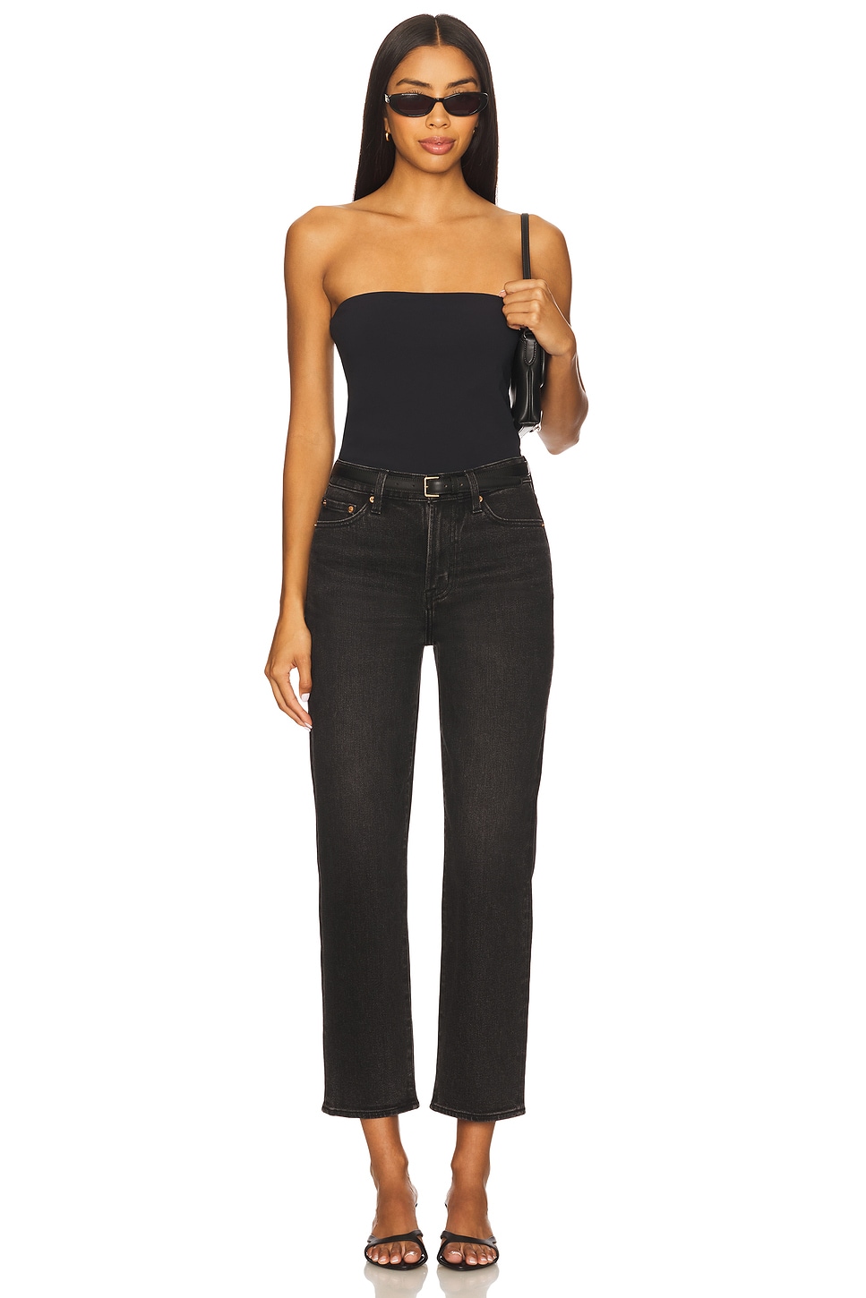 PISTOLA Charlie High Rise Classic Straight Ankle Jeans