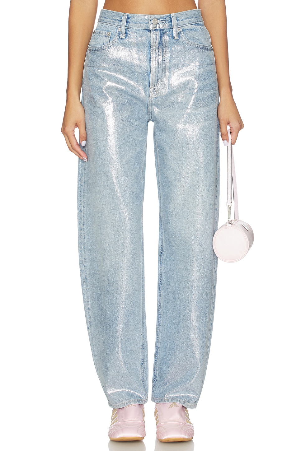 PISTOLA Wes High Rise Barrel Jeans in Spellbound REVOLVE