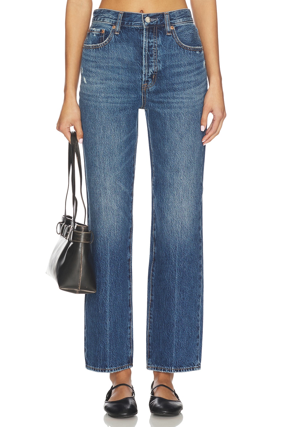 PISTOLA Cassie Super High Rise Straight Jeans