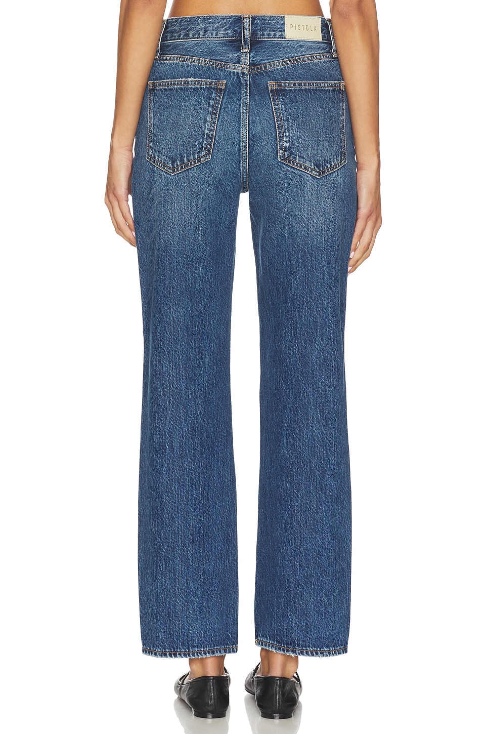 PISTOLA Cassie Super High Rise Straight Jeans thumbnail